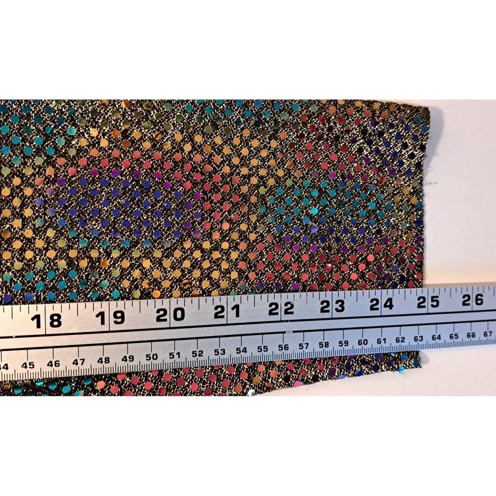 Vtg Another Thyme Sequin Tunic Blouse Multi-color Women's 16 New Years Eve Party - Picture 8 of 8